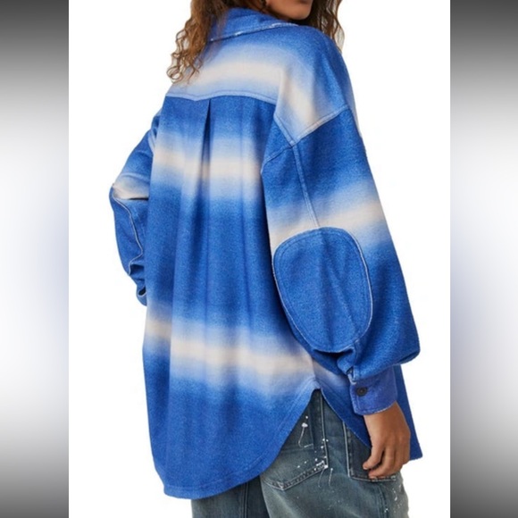 Free People Deep Sea Combo Ruby Jacket NWT Size Small - Picture 6 of 9